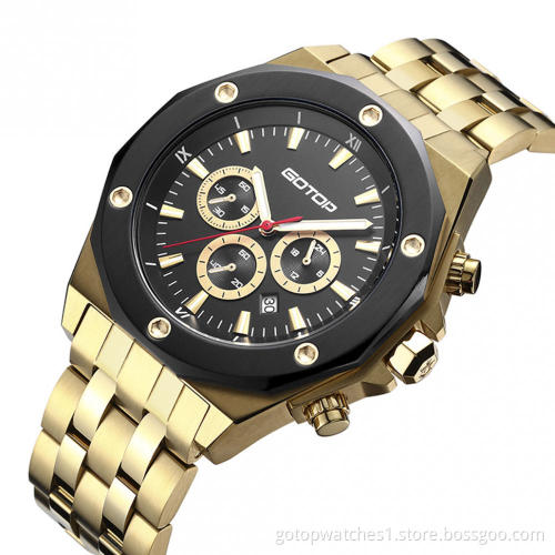 FEATURES OF SS299 GOLD AND BLACK MEN'S